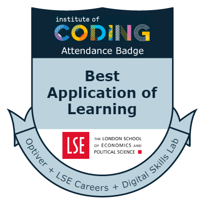 Badge: Best Application of Learning