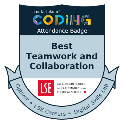 Badge: Best Teamwork and Collaboration