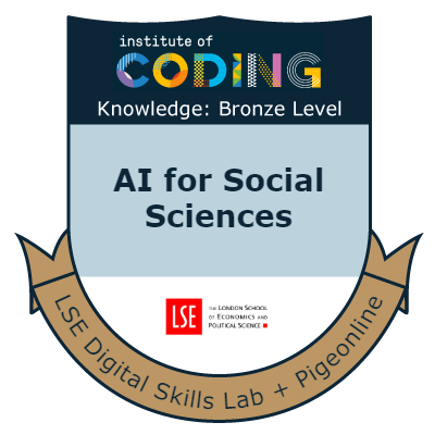 Badge: AI for Social Sciences