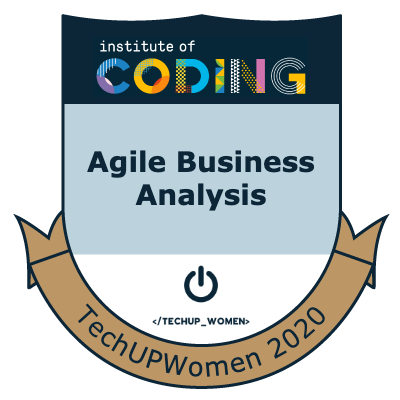 Badge: Agile Business Analysis
