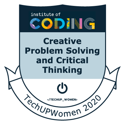 Badge: Creative Problem Solving and Critical Thinking
