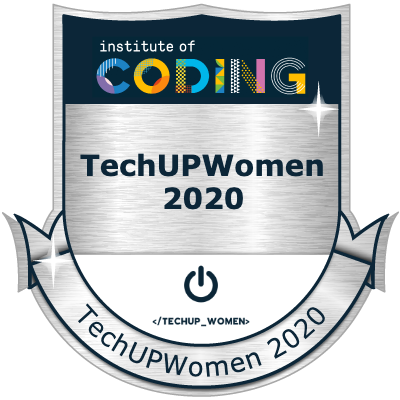 Badge: TechUPWomen 2020