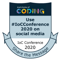 Badge: Use #IoCConference 2020 on social media