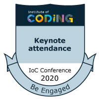 Badge: Keynote attendance