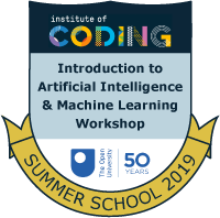 Badge: Introduction to Artificial Intelligence and Machine Learning Workshop