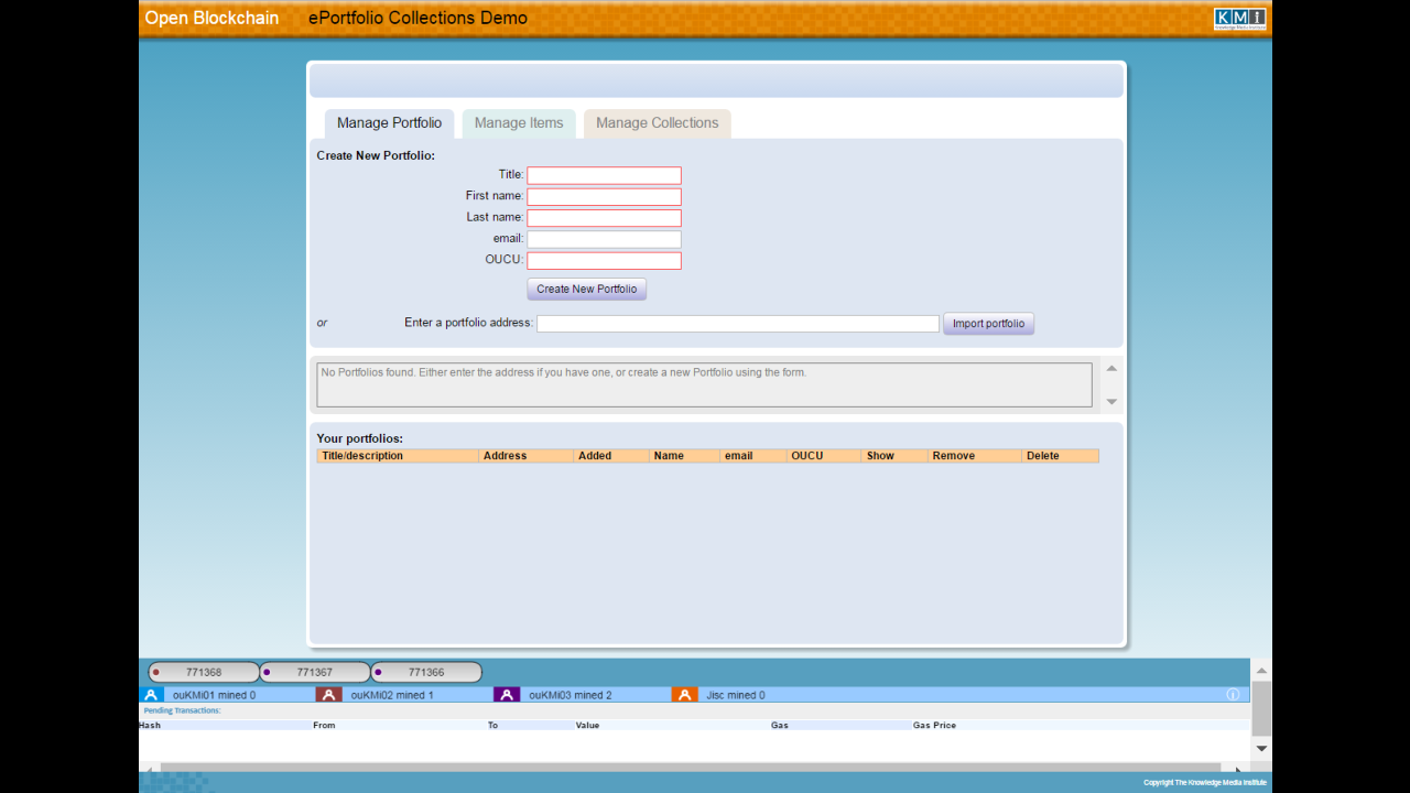 ePortfolio Collections movie picture