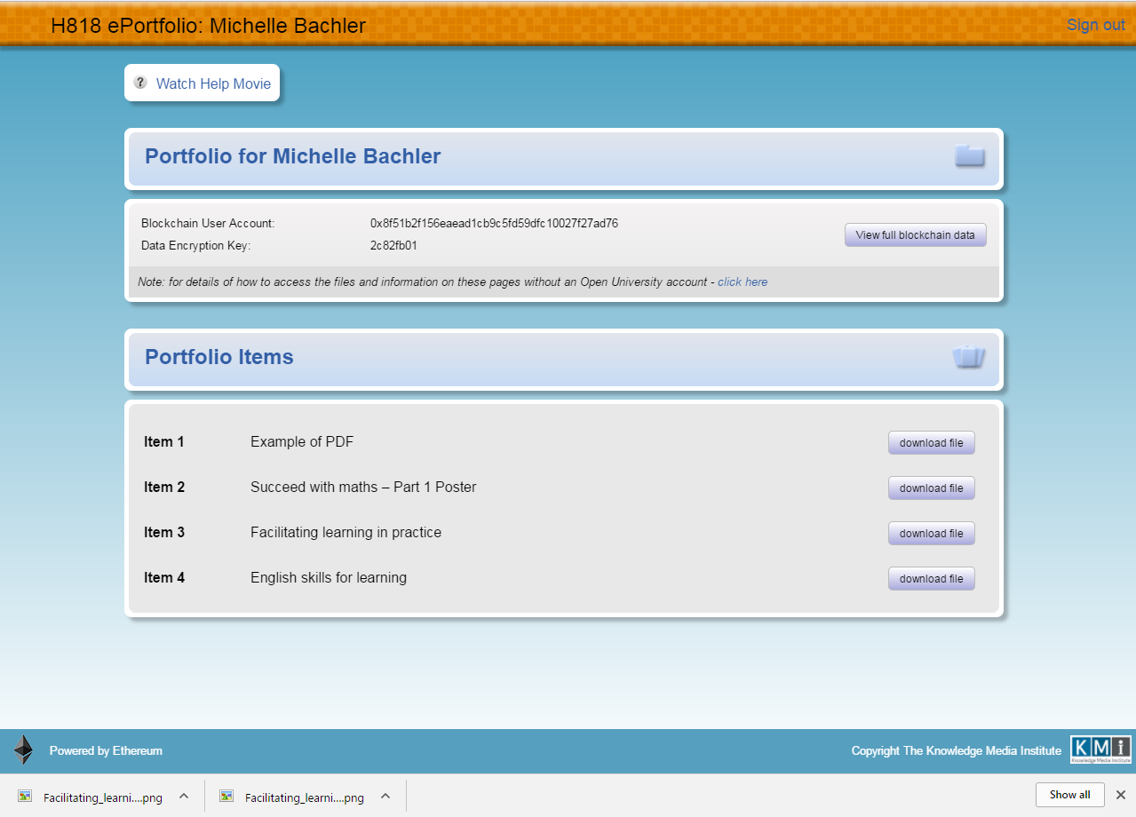 H818 Portfolio Experiment 2 movie picture