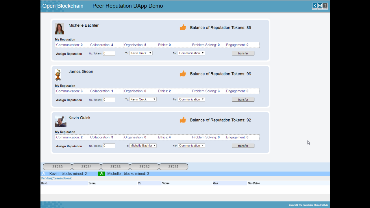 Peer Reputation Demo movie picture